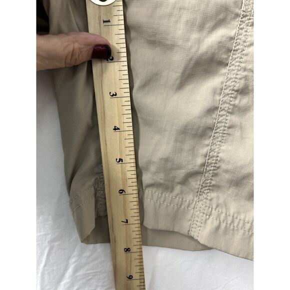 The North Face Womens Hiking Performance Trail Shorts Sz 4 Khaki Brown Gorpcore - Picture 12 of 16